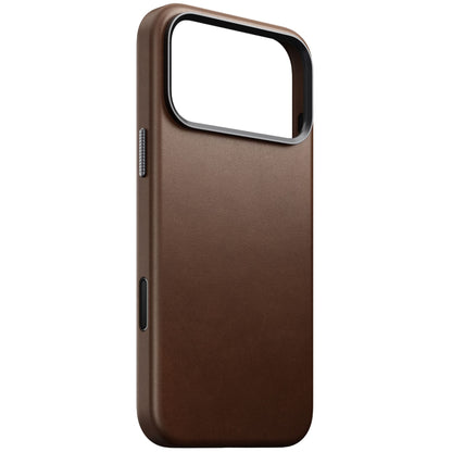 Nomad Traditional Leather Case iPhone 17 Pro Max Brown