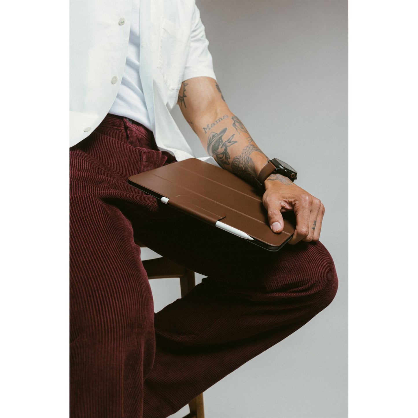 Nomad Modern Leather Folio iPad Pro 13" (M4/M5) Brown