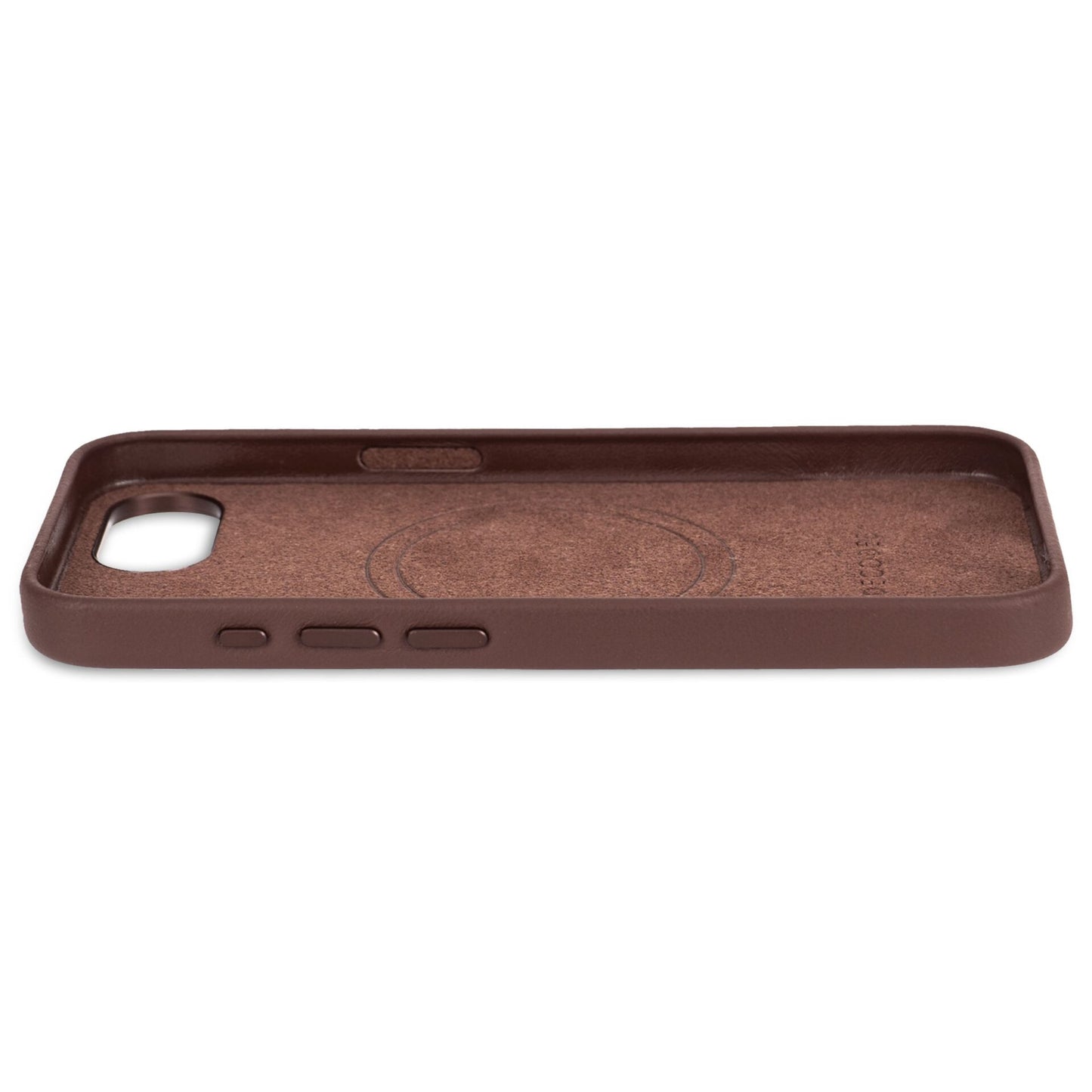Decoded Leather Backcover iPhone 16e Chocolate Brown