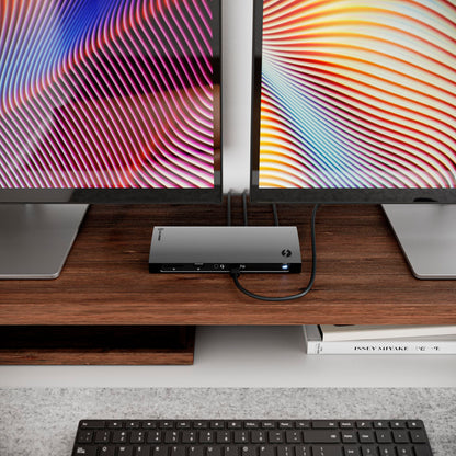 Alogic Blaze Thunderbolt 4 Dual 4K Docking Station Space Gray