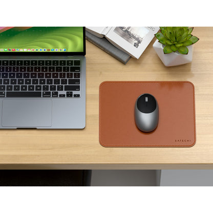 Satechi Vegan-Leather Premium Mouse Pad Brown