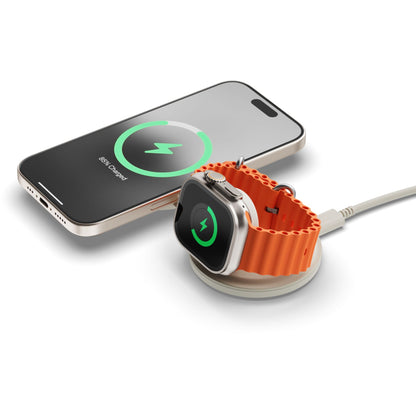 Satechi OntheGo 2-in-1 Wireless Charger Sand