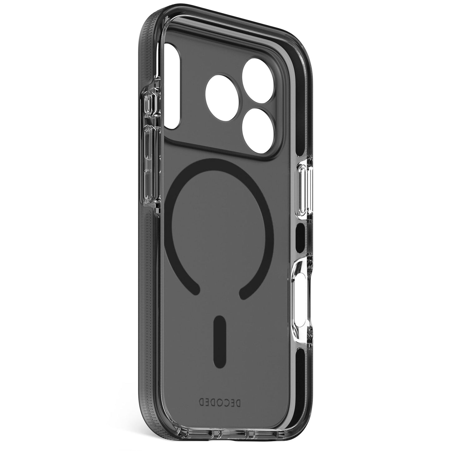 Decoded DropTec Transparent Backcover iPhone 17 Pro Black