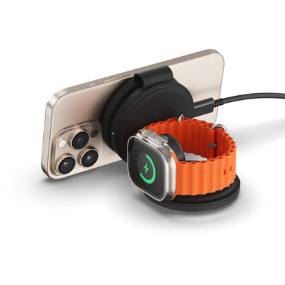 Satechi OntheGo 3-in-1 Wireless Charger Black