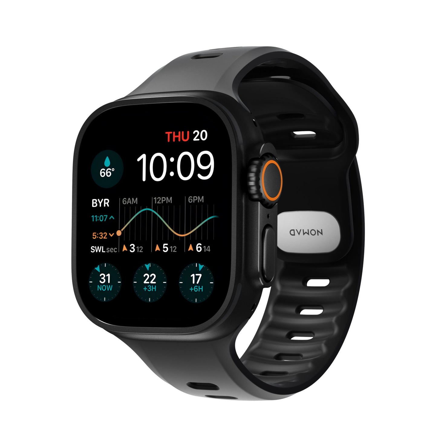 Nomad Tempo Band 49mm Black