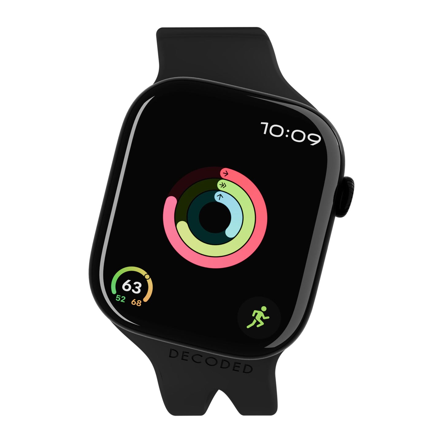 Decoded Silicone Ares Loop Strap for Apple Watch 40/42 mm Black