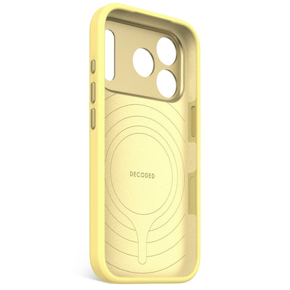 Decoded AntiMicrobial Silicone Backcover iPhone 17 Pro Yuma Yellow