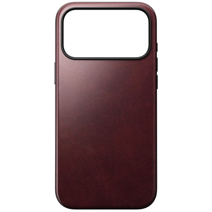 Nomad Modern Leather Case iPhone 17 Pro Max Burgundy Horween