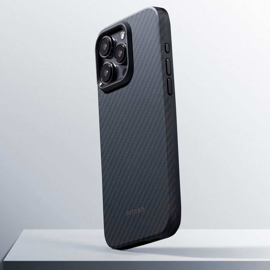 Pitaka MagEZ Case Pro 4 1500D for iP iPhone Pro Max Black/Grey Twill