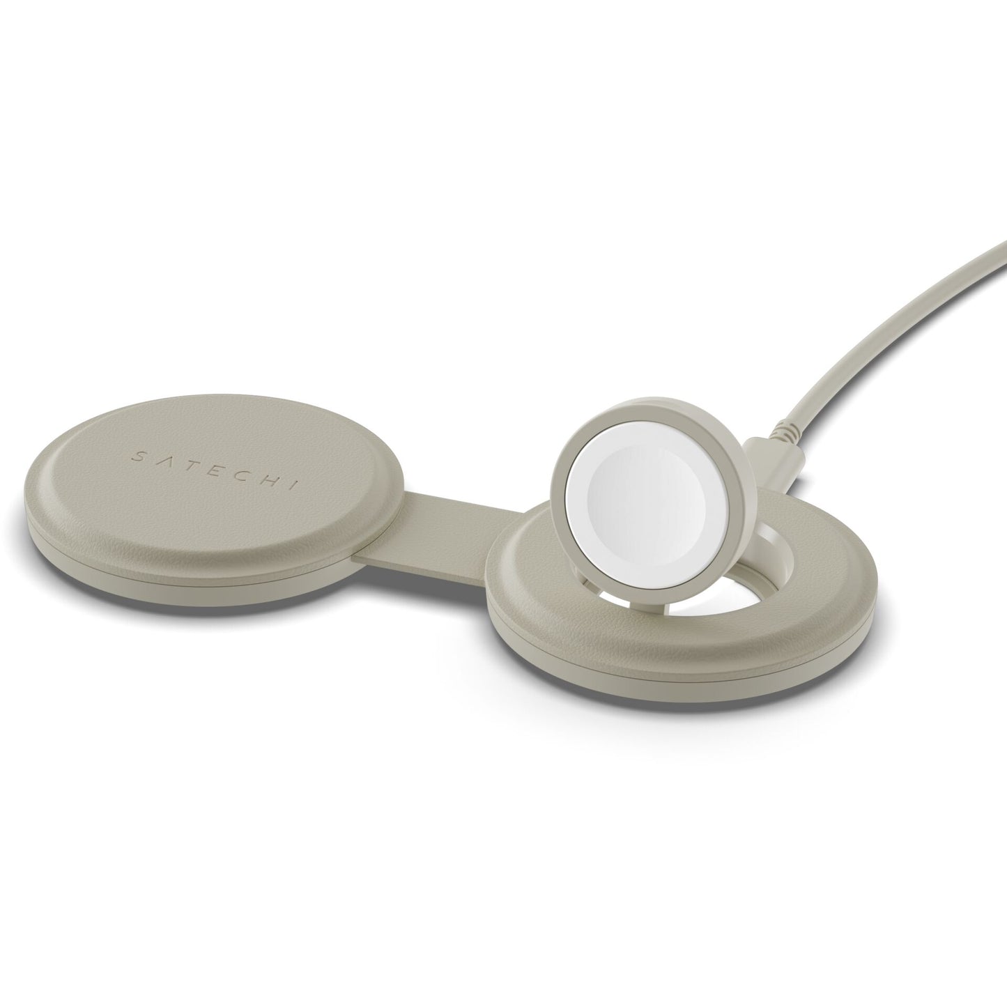 Satechi OntheGo 2-in-1 Wireless Charger Sand