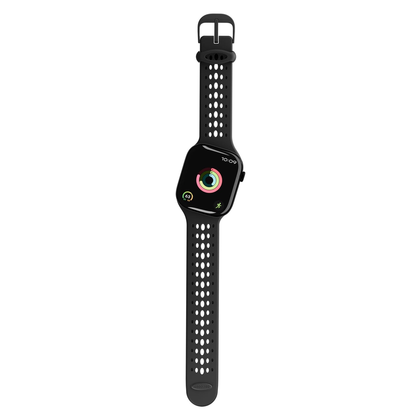 Decoded Silicone Ares O Strap for Apple Watch 40/42mm Black