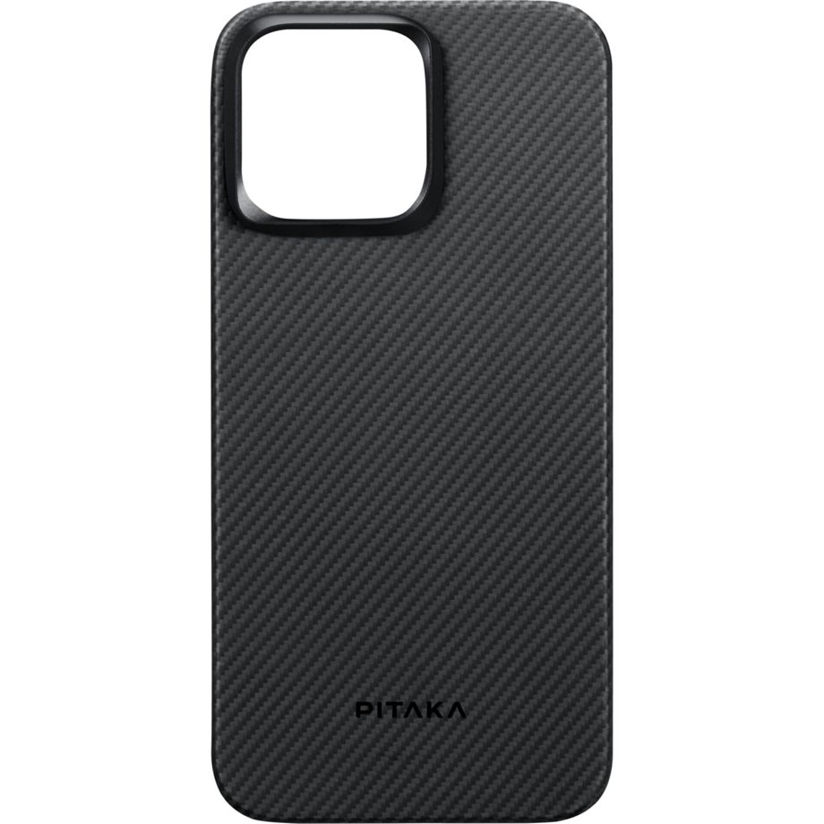 Pitaka MagEZ Case 4 600D for iPhone 15 Plus Black/Grey Twill