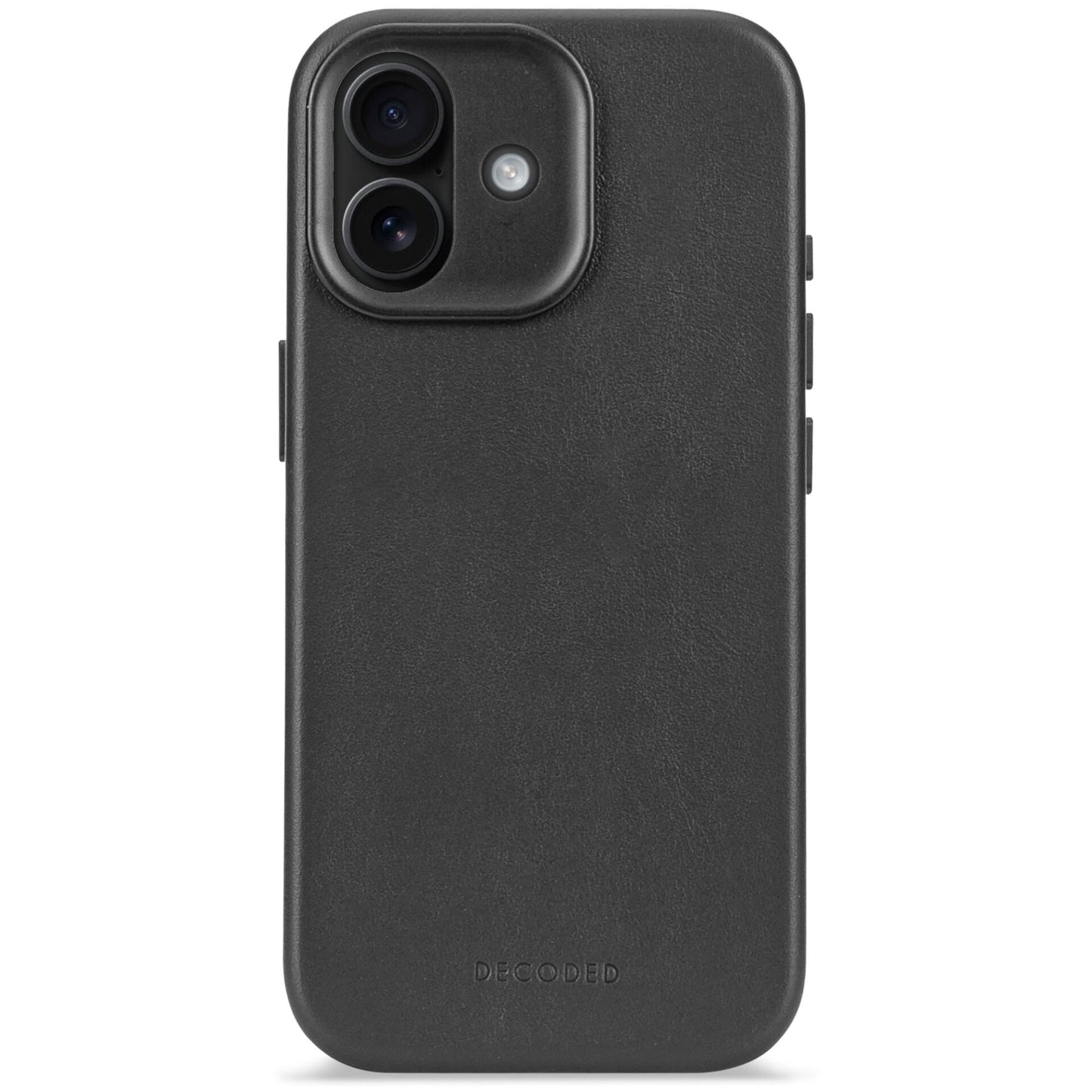 Decoded Leather Backcover iPhone 17 Black