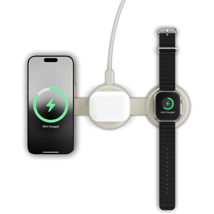 Satechi OntheGo 3-in-1 Wireless Charger Sand
