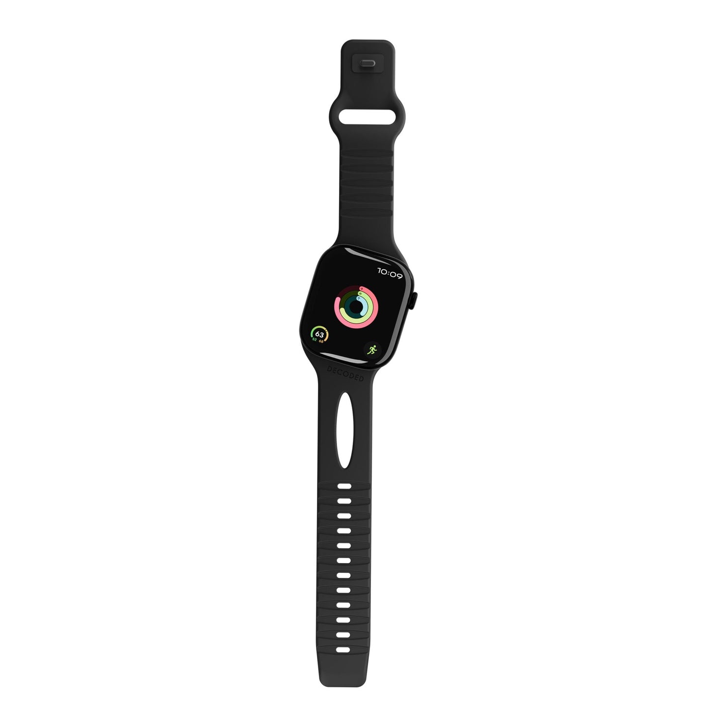 Decoded Silicone Ares Loop Strap for Apple Watch 40/42 mm Black