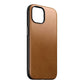 Nomad Modern Leather Case iPhone 15 English Tan