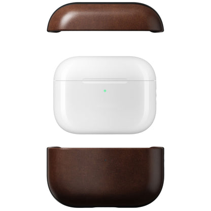 Nomad Modern Leather Case Pro 3 Airpods Pro 3 Rustic Brown Horween
