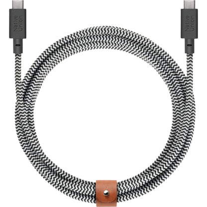 Native Union Belt Cable XL USB-C to USB-C 3m Zebra