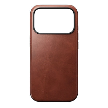 Nomad Modern Leather Case iPhone 17 Pro Olde Dublin Horween