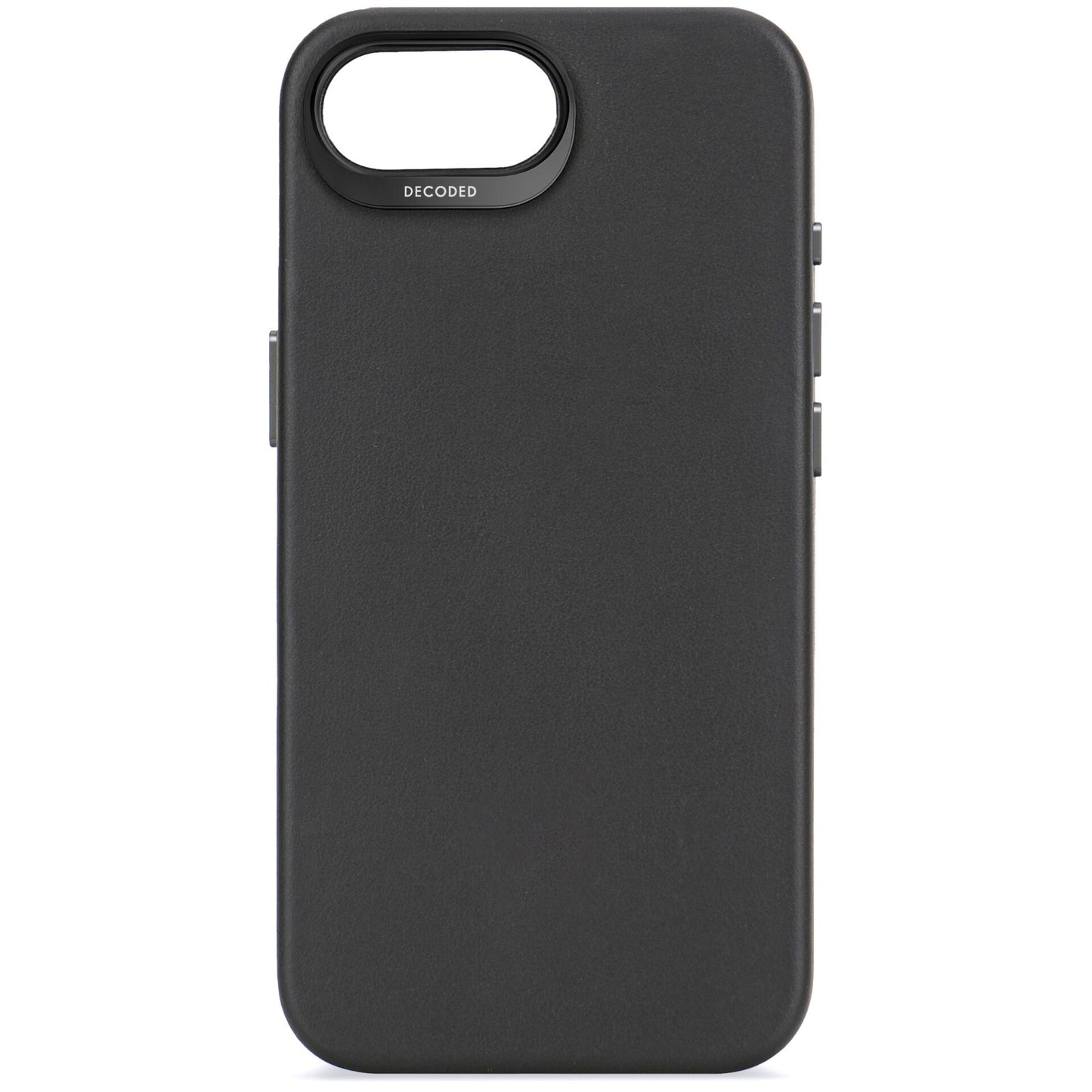 Decoded Leather Backcover iPhone 16e Black