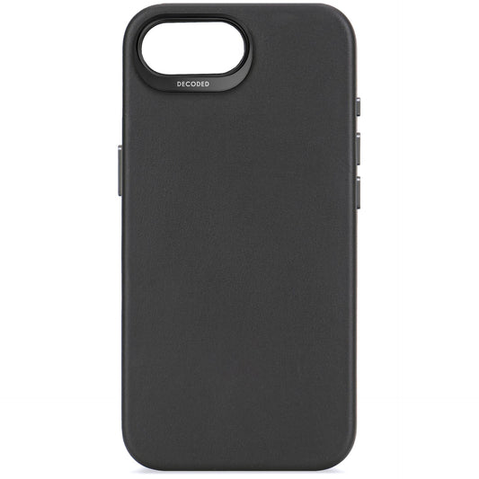 Decoded Leather Backcover iPhone 16e Black