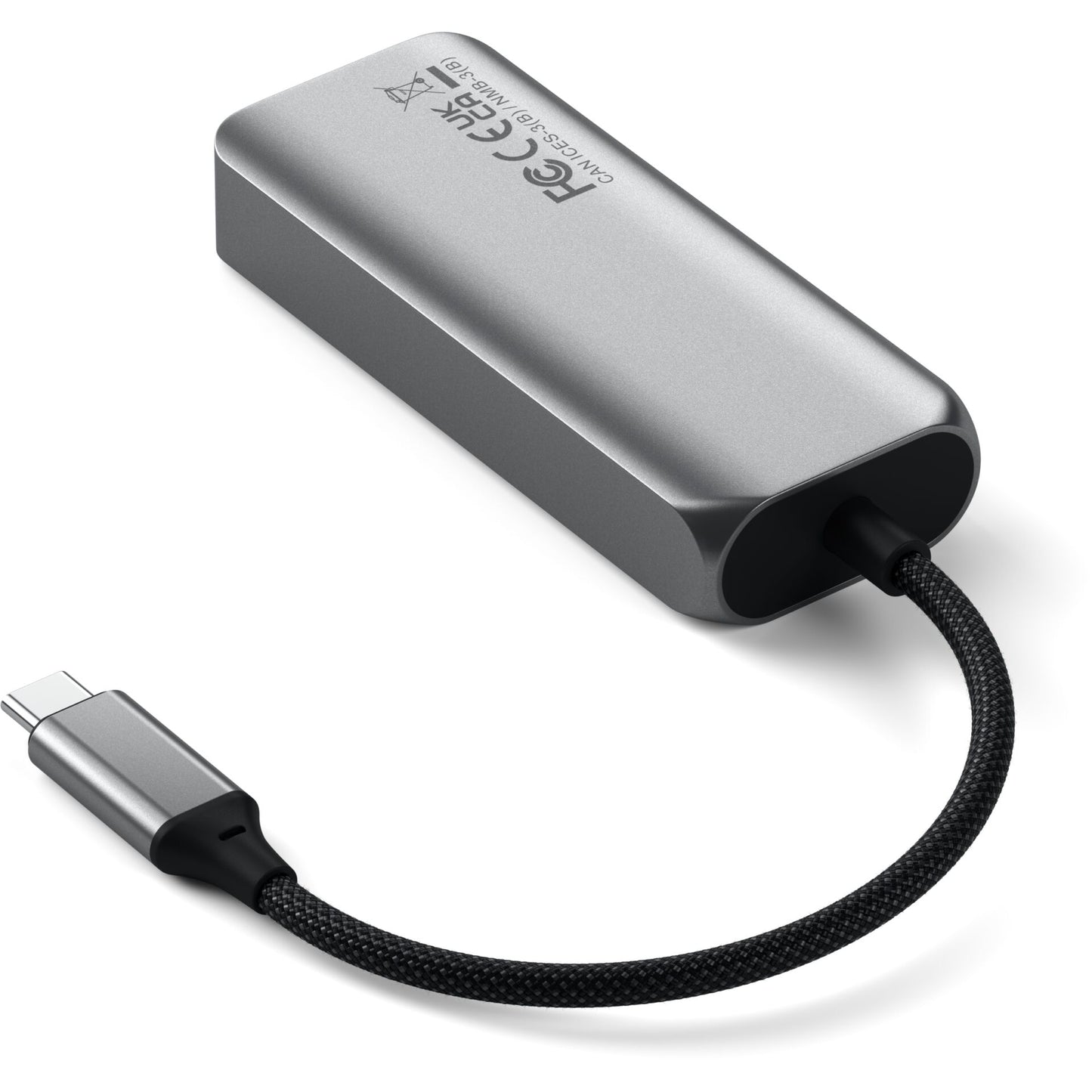 Satechi USB-C 4-Port Hub with 2.5 Gigabit Ethernet space grey