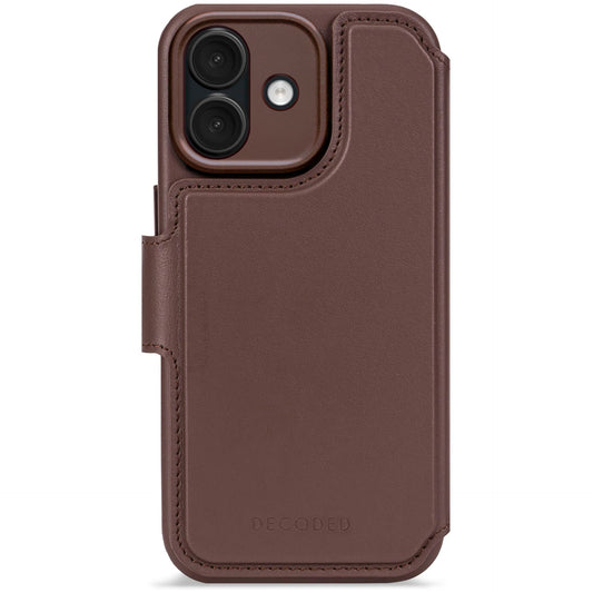 Decoded Leather Detachable Wallet iPhone 17 Chocolate Brown