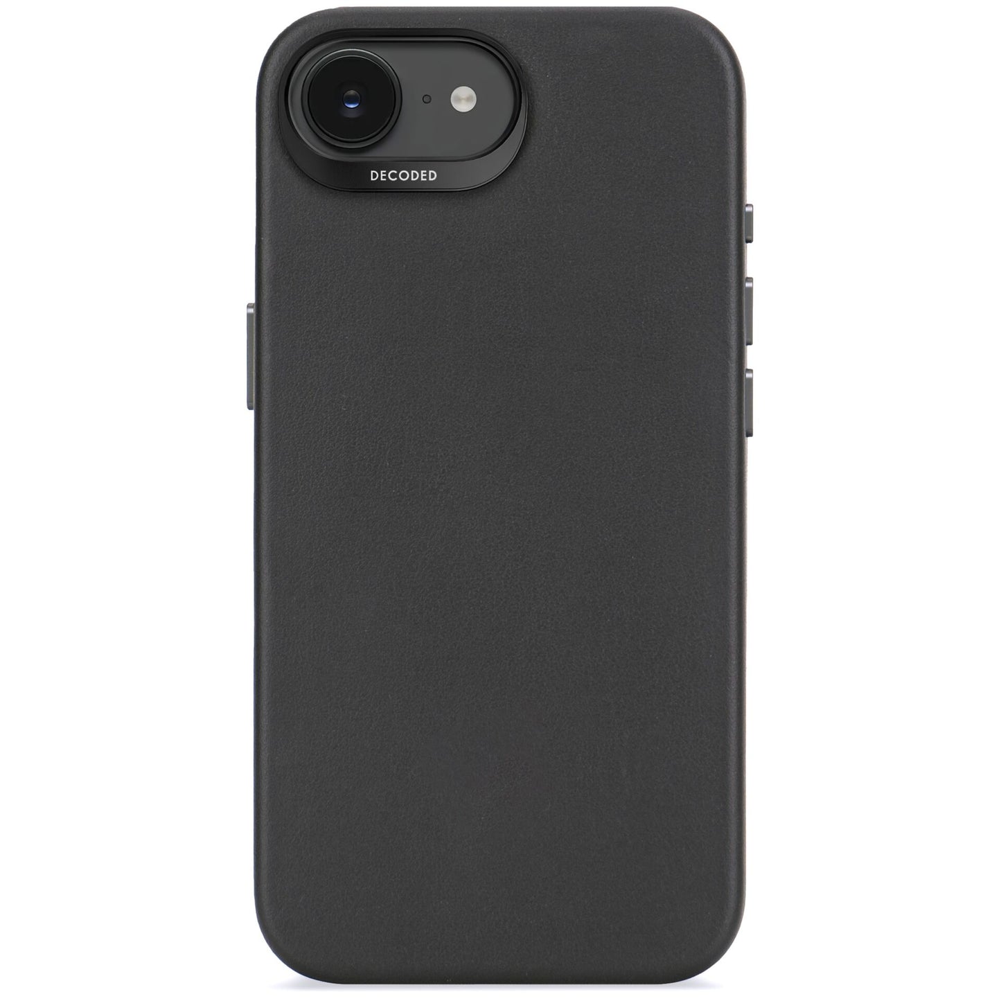 Decoded Leather Backcover iPhone 16e Black