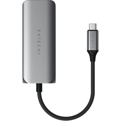 Satechi USB-C 4-Port Hub with 2.5 Gigabit Ethernet space grey