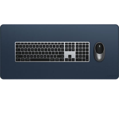 Satechi Vegan-Leather Premium Desk Mat Blue