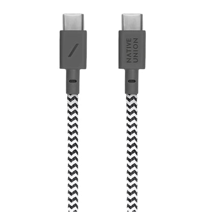 Native Union Belt-Cable USB-C to USB-C 1.2m Zebra