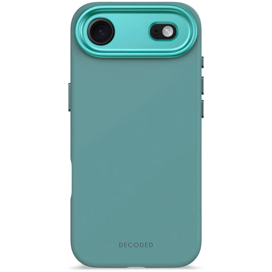 Decoded AntiMicrobial Silicone Backcover iPhone 17 Air Retro Blue