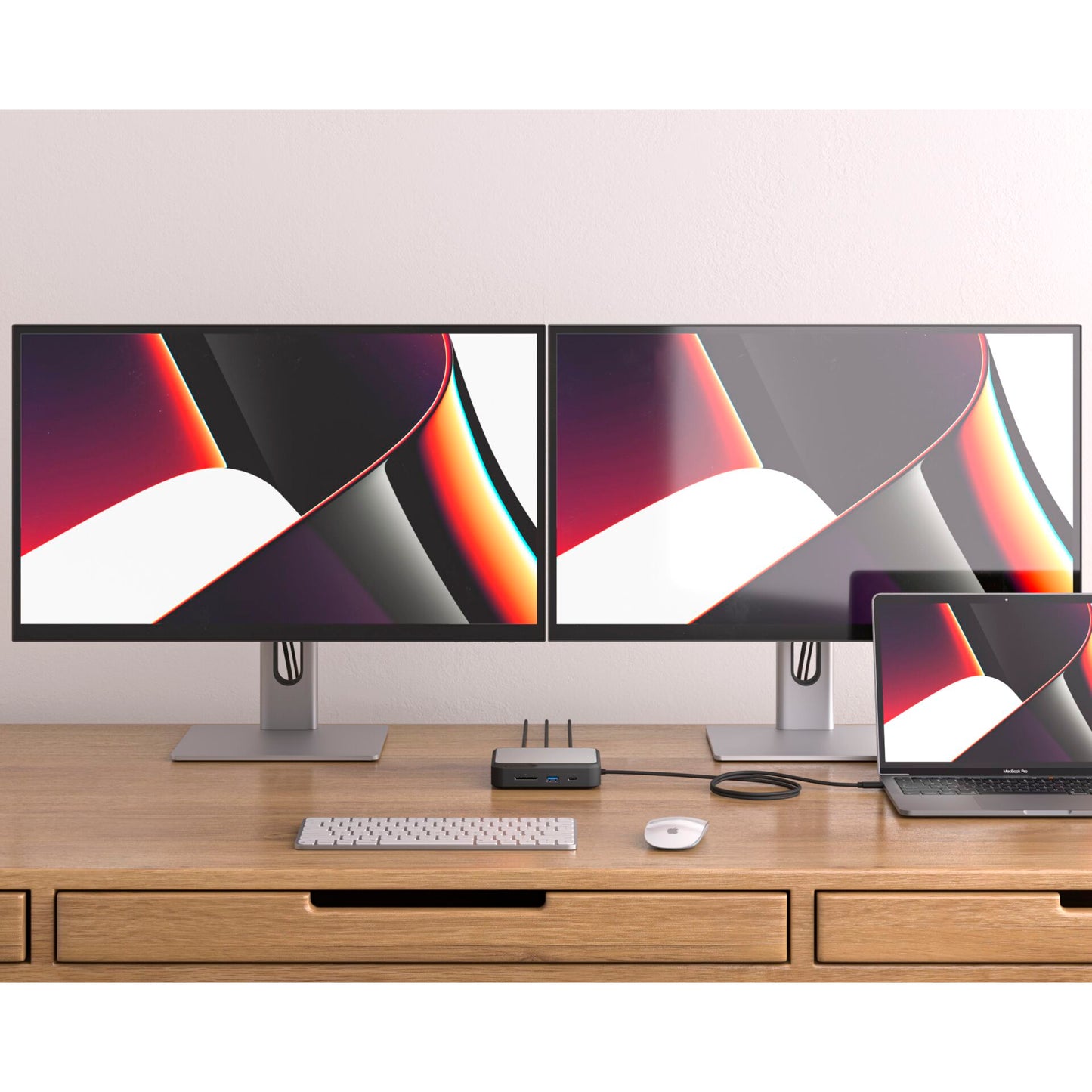 Alogic HDMI Dual 4K Display Docking Station Space Gray