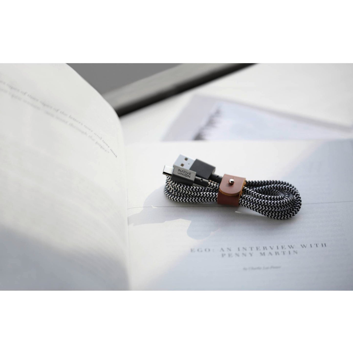 Native Union Belt Cable USB-A to USB-C 1.2m Zebra