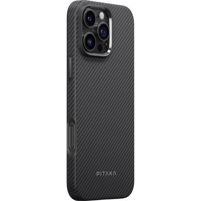 Pitaka MagEZ Case Pro 4 600D for iPhone 16 Pro Black/Grey Twill