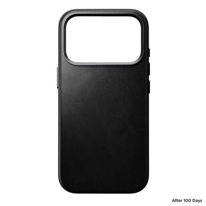 Nomad Traditional Leather Case iPhone 17 Pro Black Horween