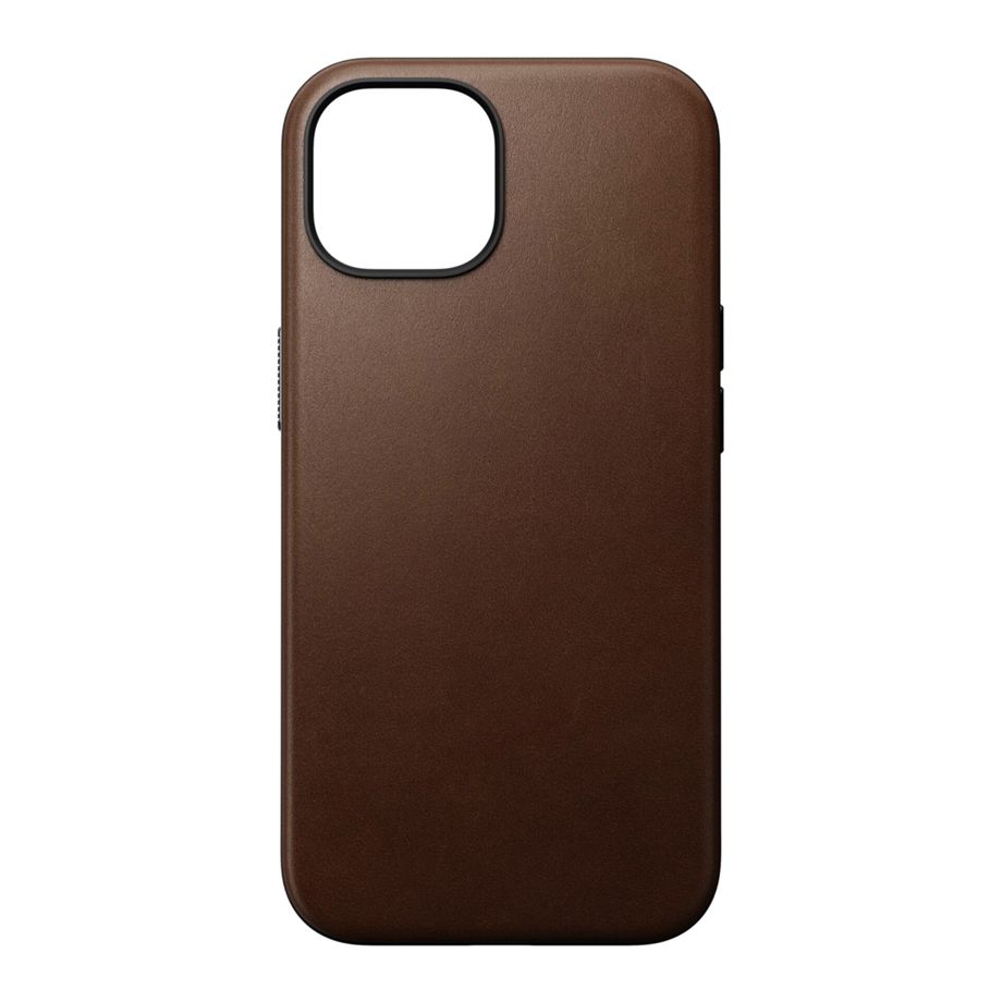 Nomad Modern Leather Case iPhone 15 Brown