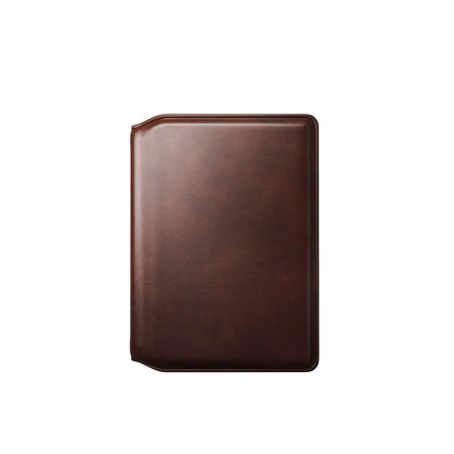 Nomad Leather Passport Wallet Rustic Brown