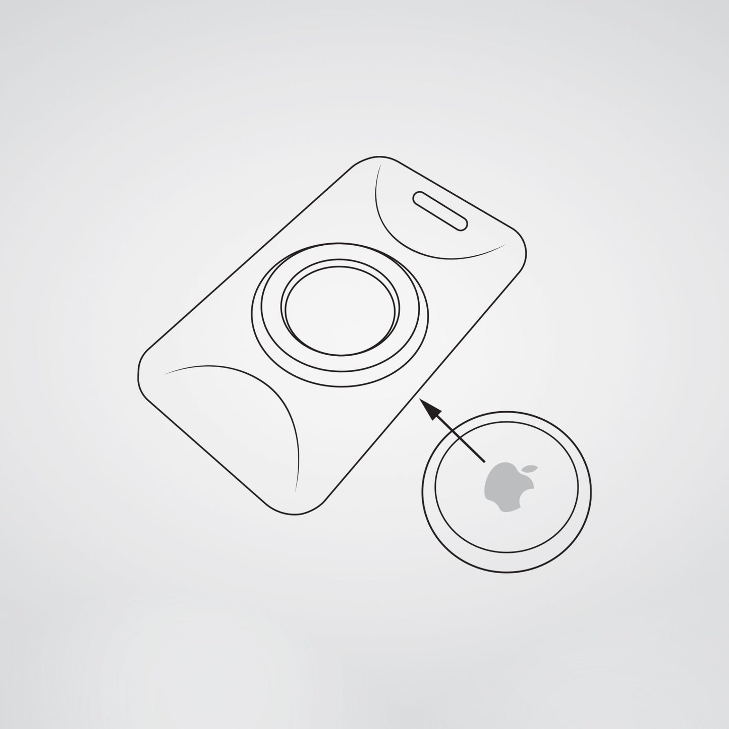 KeySmart SlimCard for AirTag 2er Pack Black