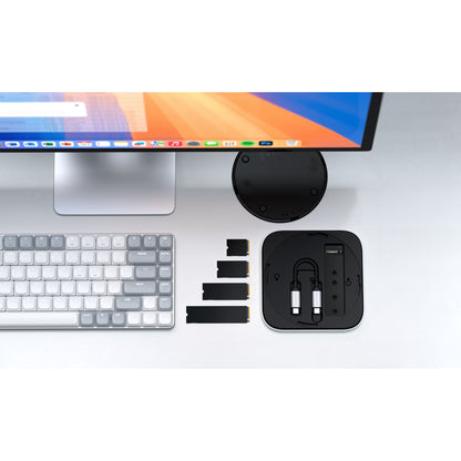 Satechi USB4 Slim NVMe SSD Enclosure silver