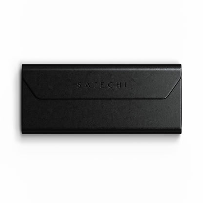 Satechi Vegan-Leather FindAll Glasses Case Black