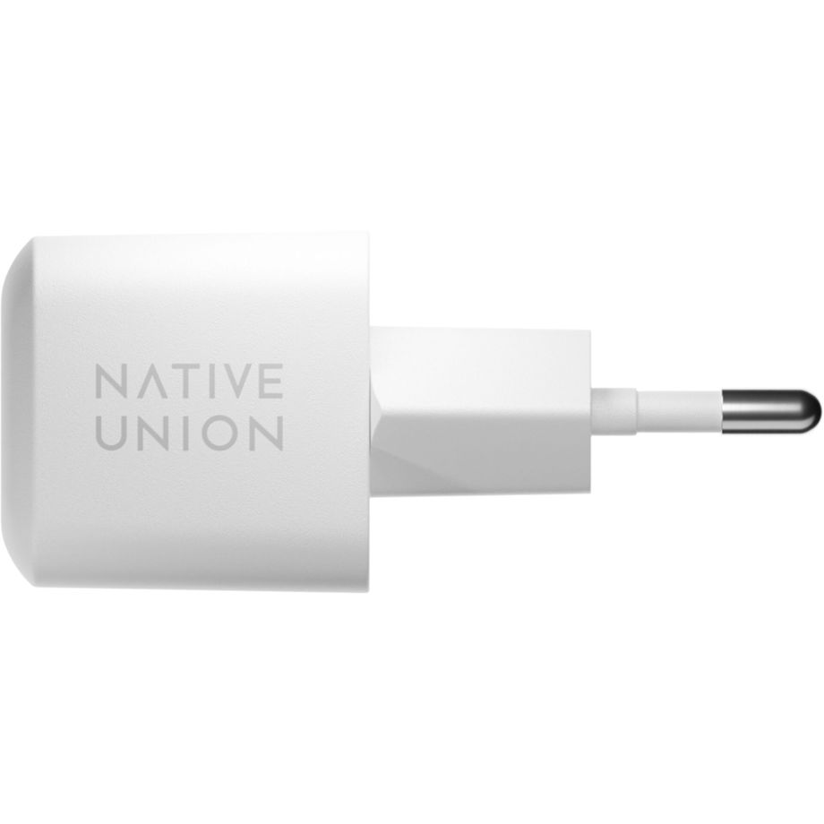 Native Union 30W USB-C Fast GaN Charger White + USB-C Cable Zebra