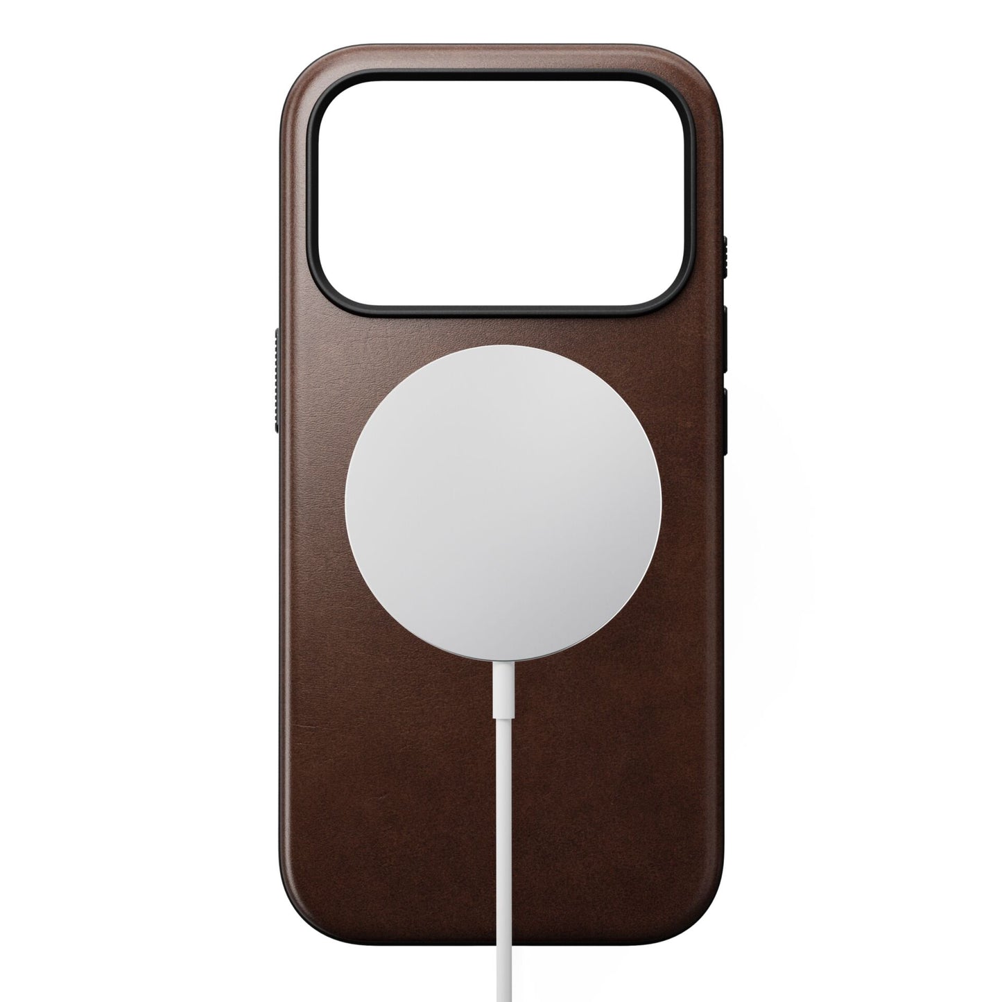 Nomad Modern Leather Case iPhone 17 Pro Rustic Brown Horween