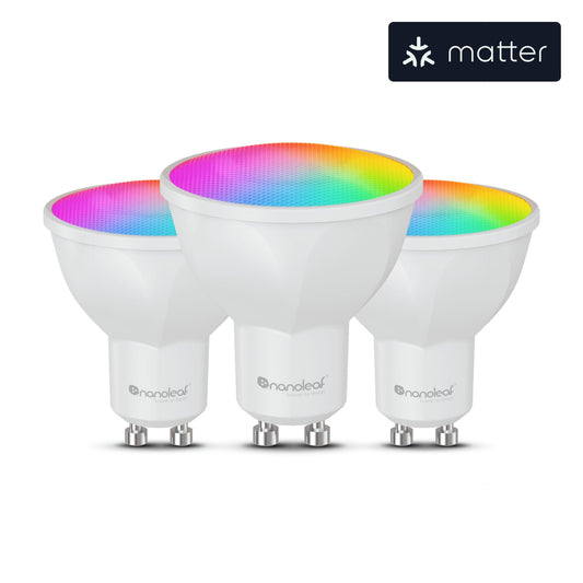 Nanoleaf Essentials Matter WLAN Smart Bulb GU10 - 3PK