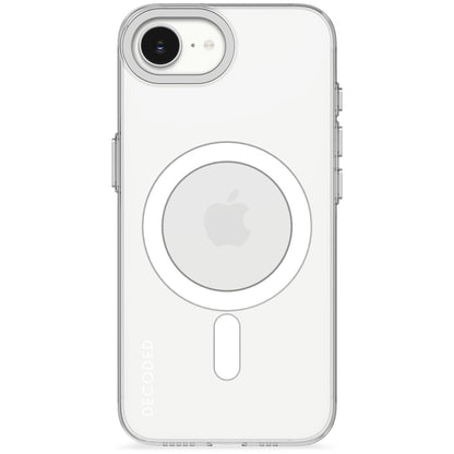 Decoded Recycled Plastic Backc. iPhone 16e Transparent White