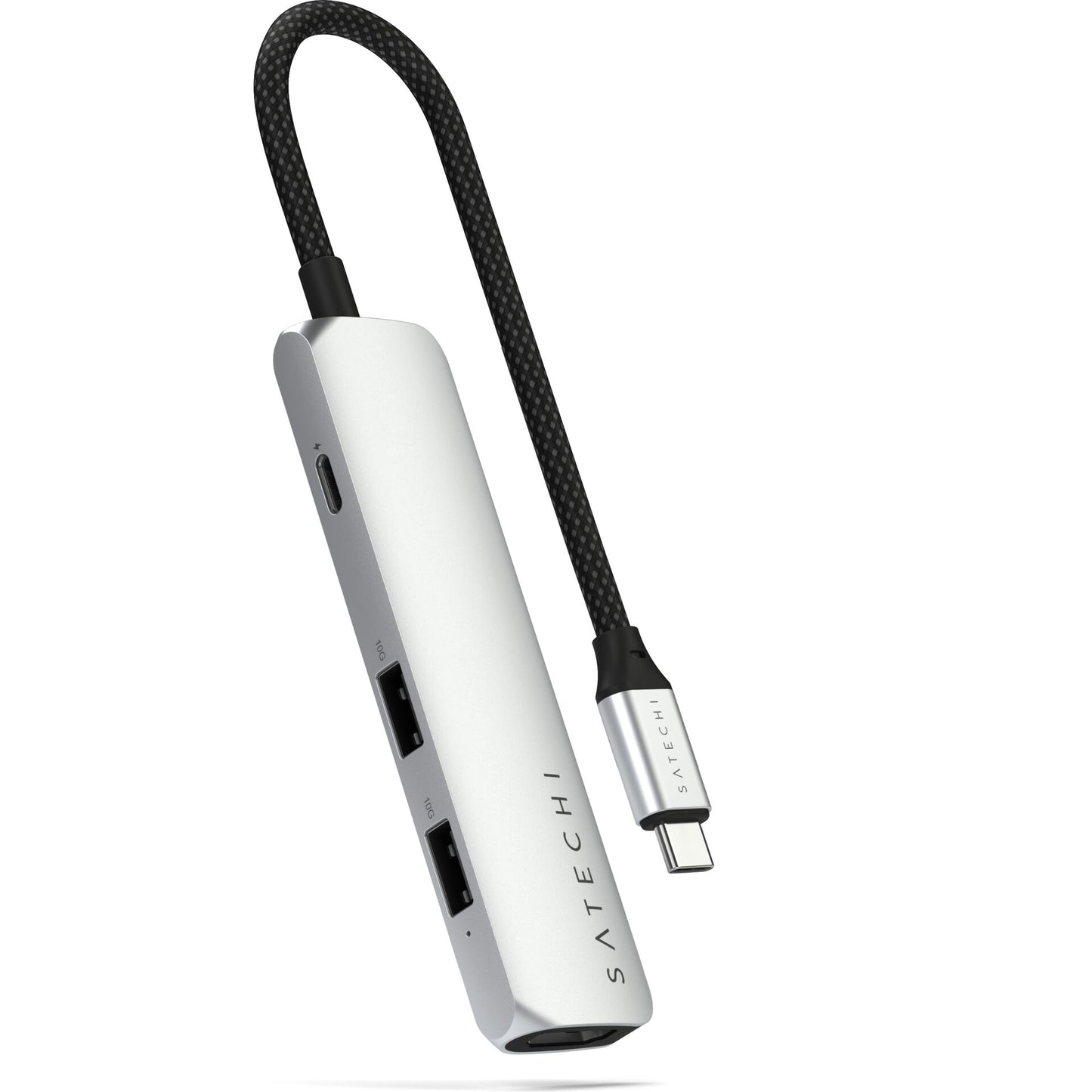 Satechi USB-C 4-in-1 Slim Multiport Adapter 4K Silver