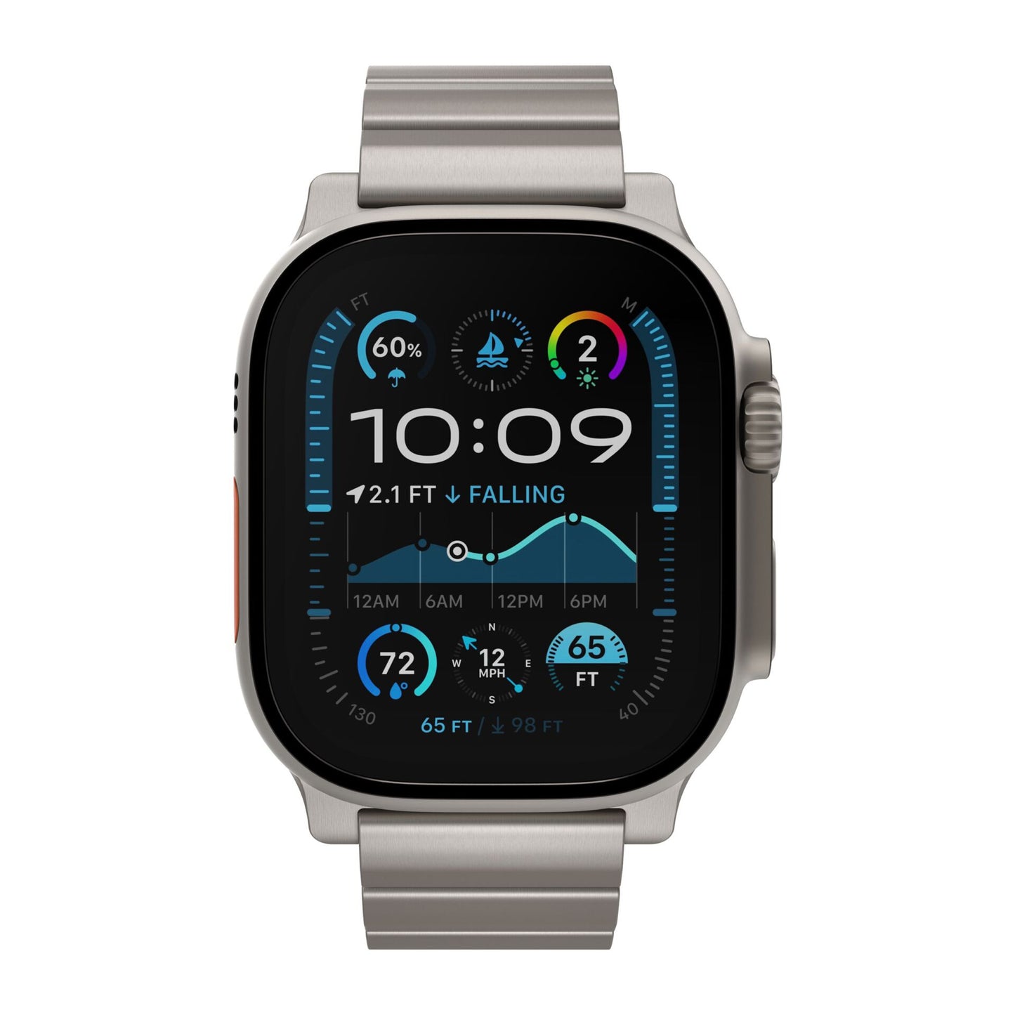 Decoded Titanium Strap for Apple Watch Ultra Titanium Natural