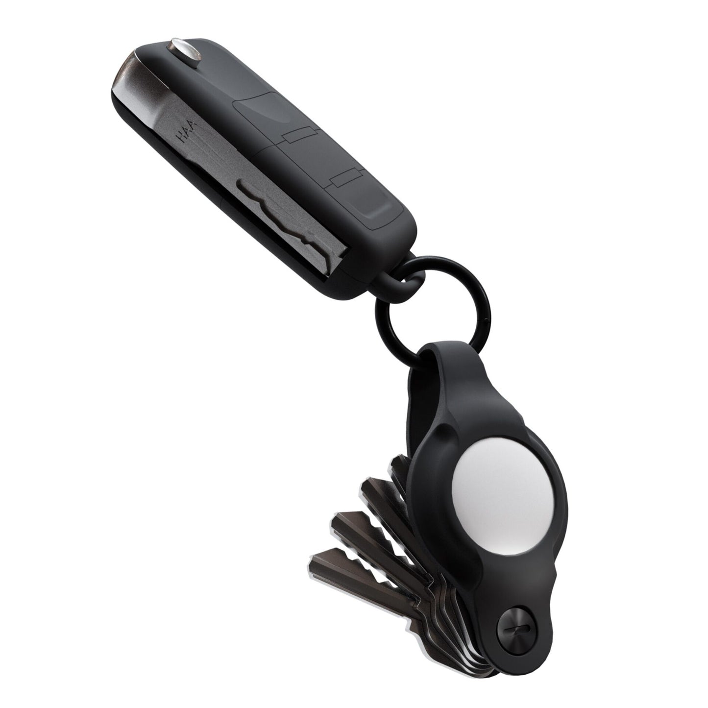 KeySmart AirTag Flex Silicone Case Air Black