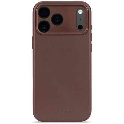 Decoded Leather Backcover iPhone 17 Pro Max Chocolate Brown