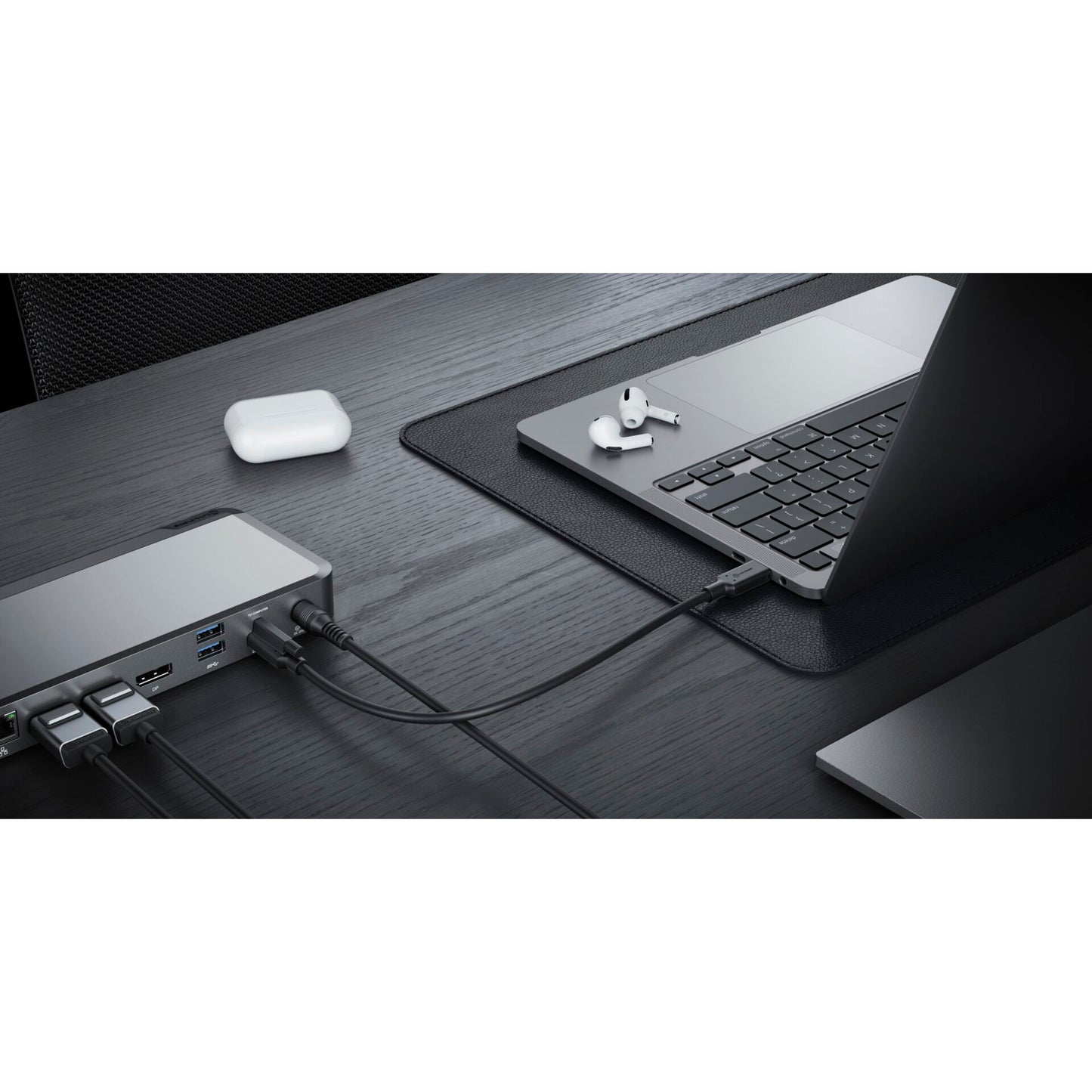 Alogic 100W USB-C DX3 Triple 4K Display Docking Station Space Grey